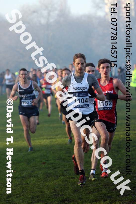 Senior and under-23 men, European Cross Country Trials, Sefton Park, Liverpool. Photo: David T. Hewitson/Sports for All Pics